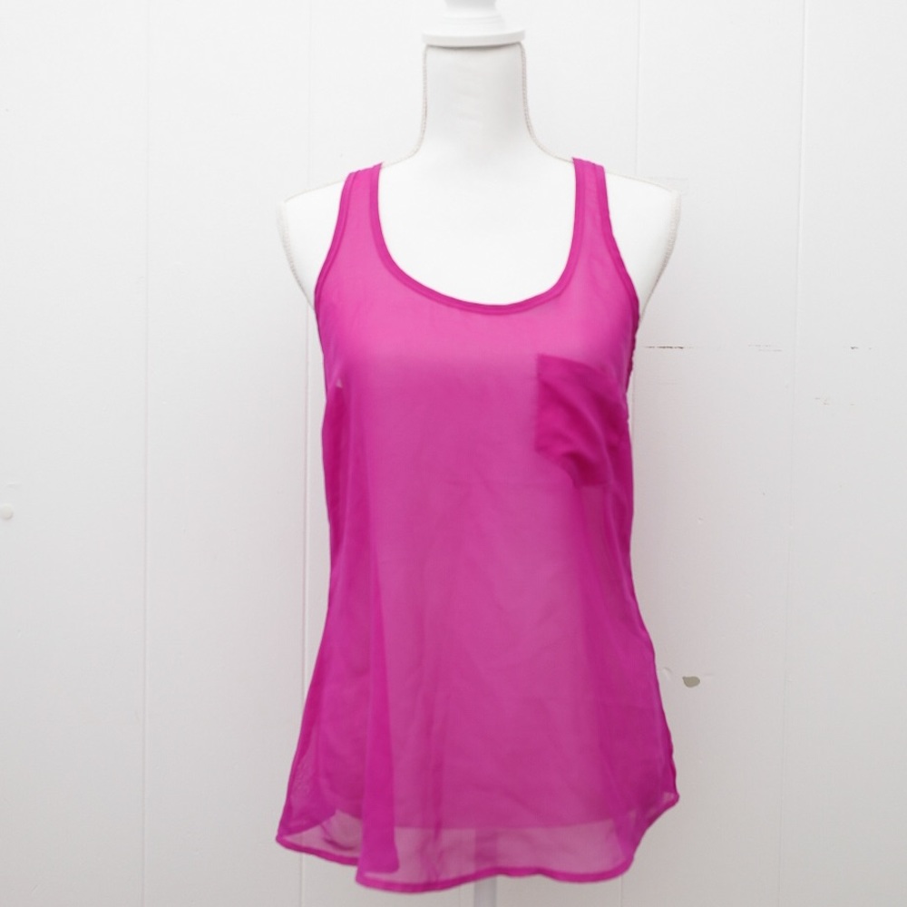Sheer Purple Tank - Picture 1 of 2